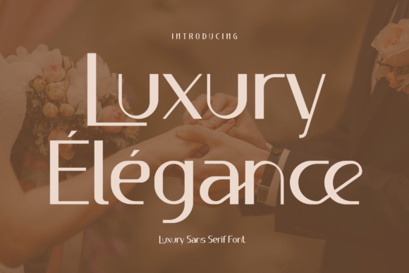 Luxury Élégance: A Playful Sans Serif Font for Web Design